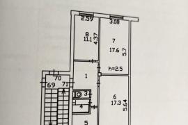 3-к. квартира, 62,9 м², 2/5 эт.