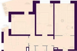 3-к. квартира, 78,5 м², 6/19 эт.