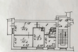 3-к. квартира, 49,8 м², 5/5 эт.