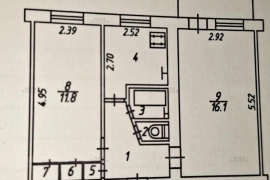 2-к. квартира, 42,9 м², 4/5 эт.